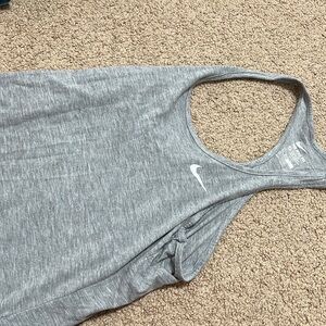 Grey Nike tank top